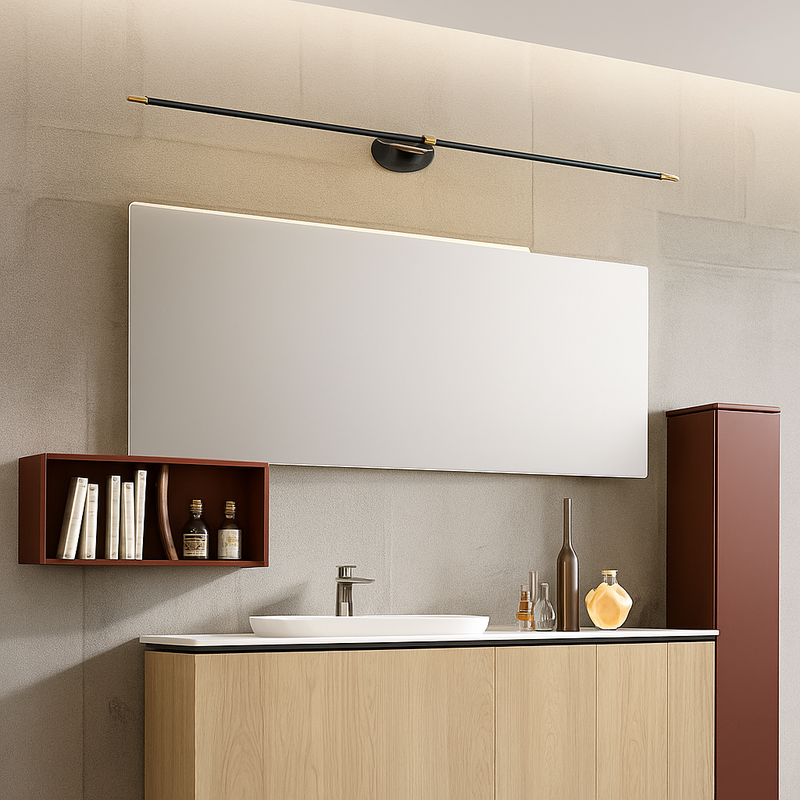Applique murale moderne LED pour grand miroir Aleena