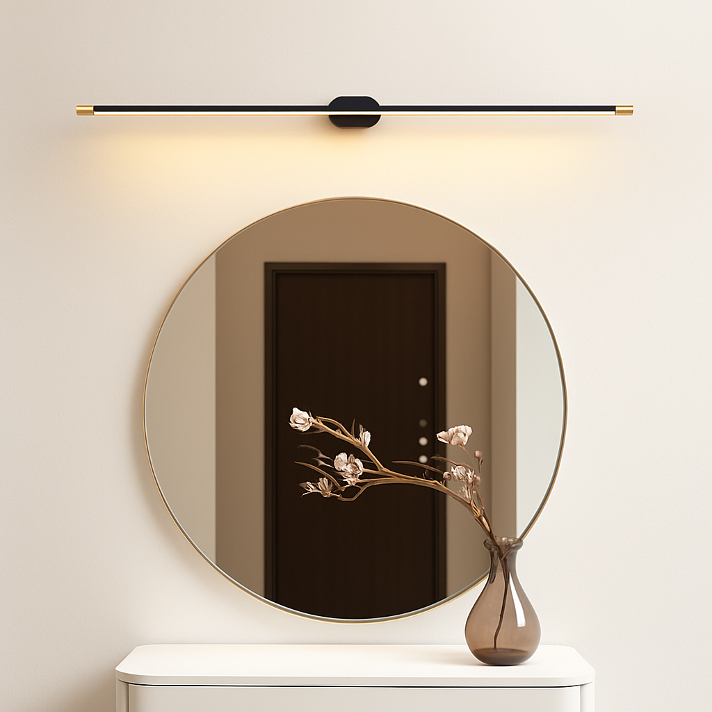 Applique murale moderne LED pour grand miroir Aleena - vue 4 sur 7