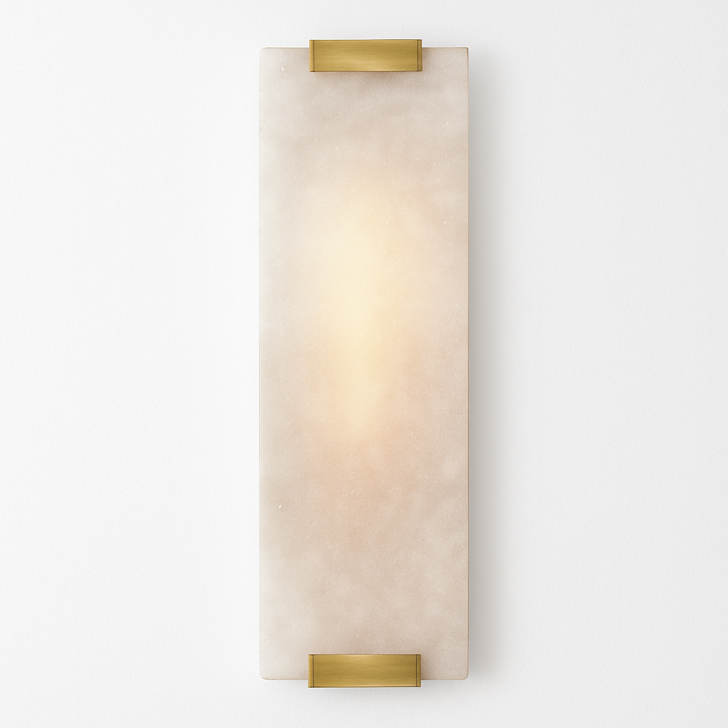 Applique murale moderne LED rectangulaire en marbre Zinerva - vue 8 sur 8