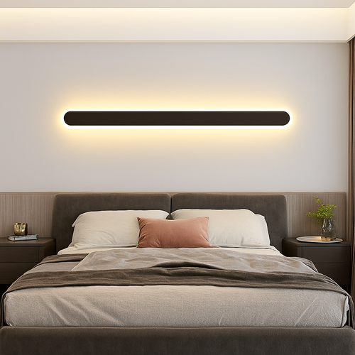 Modern nordic minimalist wall light luxury creative linear lamp - vue 3 sur 14