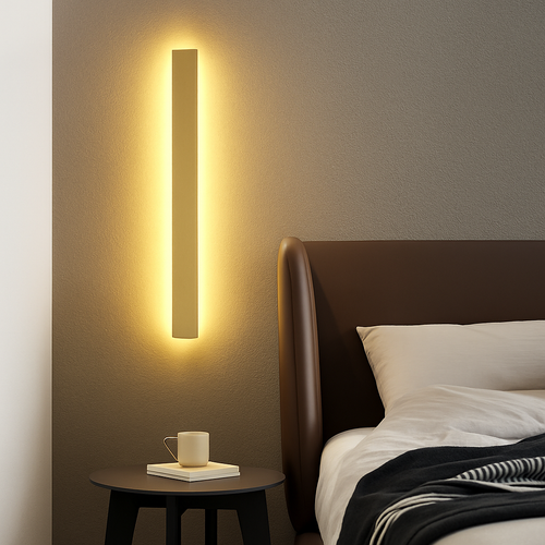 Modern nordic minimalist wall light luxury creative linear lamp - vue 4 sur 14