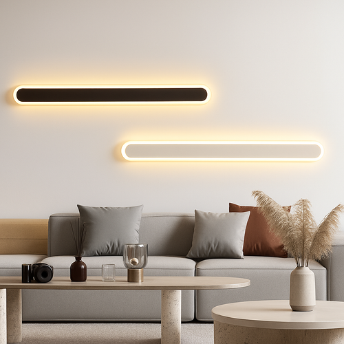Modern nordic minimalist wall light luxury creative linear lamp - vue 5 sur 14