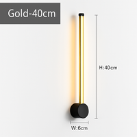 Modern minimalist nordic long strip wall light