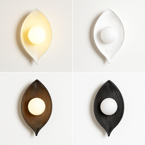 Modern nordic wall light for creative and minimalist interiors - vue 3 sur 9