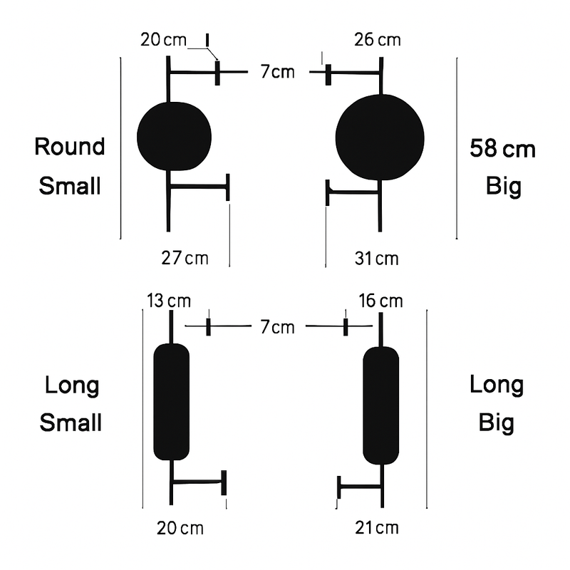 Applique murale rétro en verre et métal