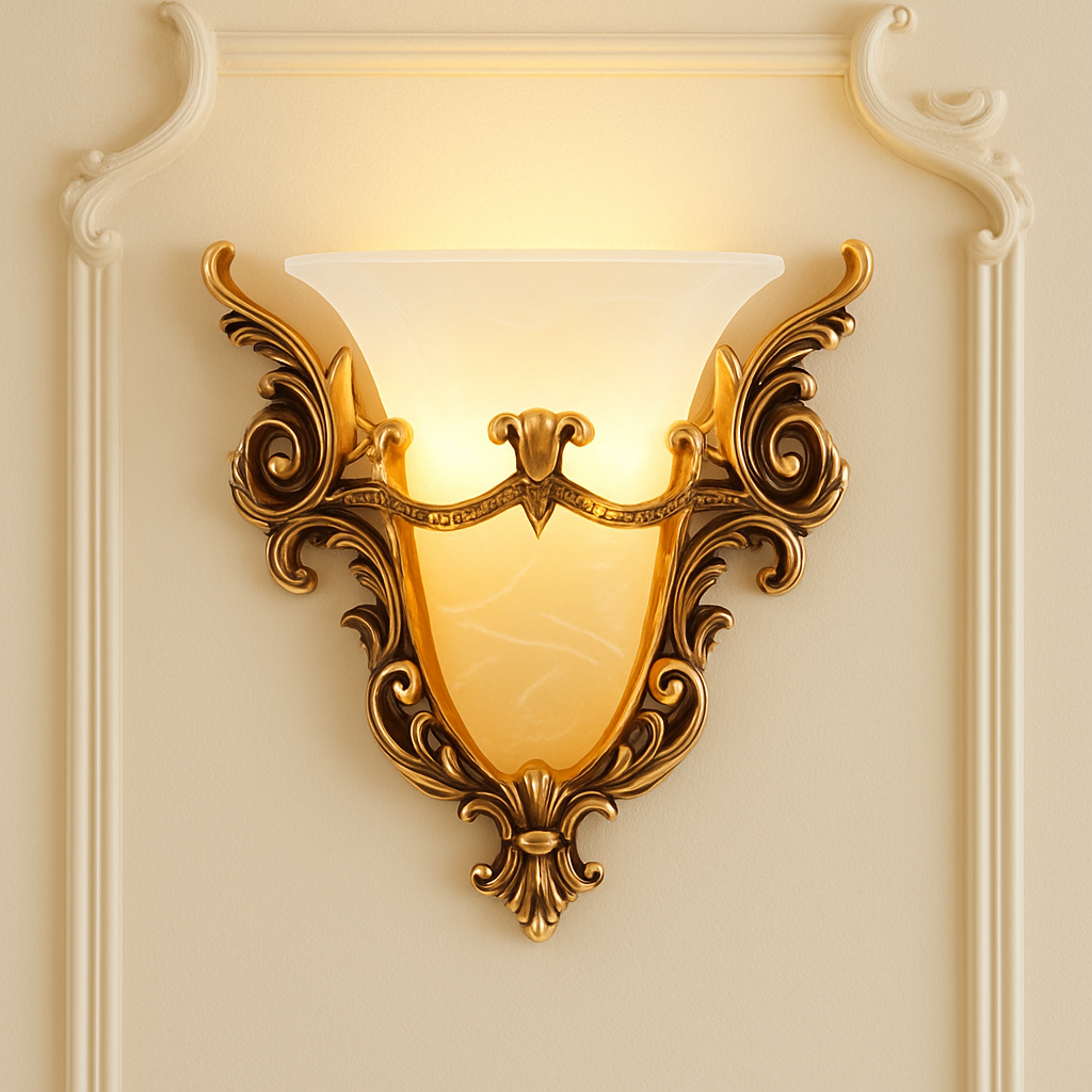 Applique murale rétro LED avec arabesque classique - vue 3 sur 3