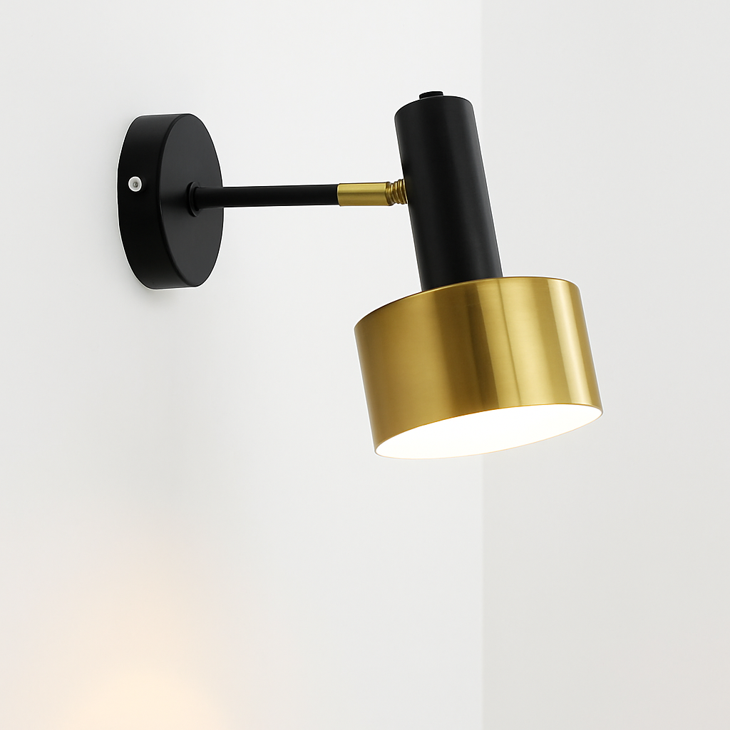 applique murale rotative en métal design pour intérieur élégant - vue 6 sur 10