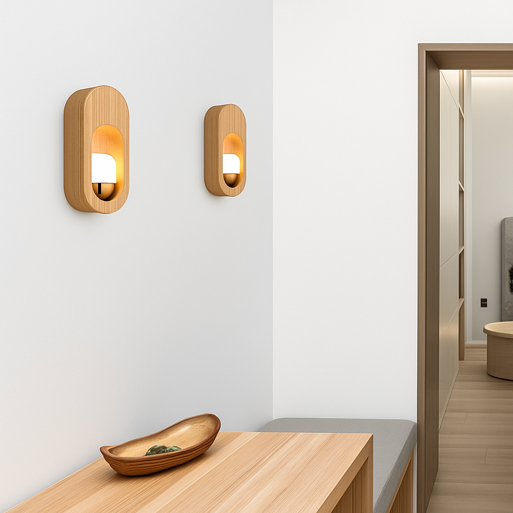 Applique murale scandinave LED avec oeuf lumineux Chaymae - vue 5 sur 8