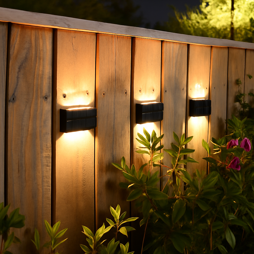 applique murale solaire étanche pour décoration extérieure jardin - vue 11 sur 14