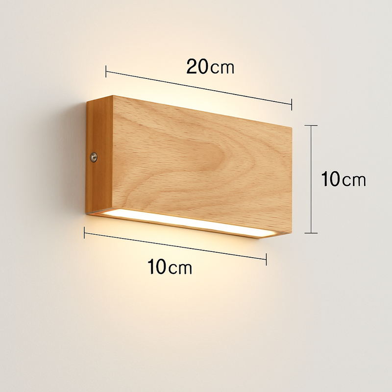 applique murale style japonais bois escaliers décoration