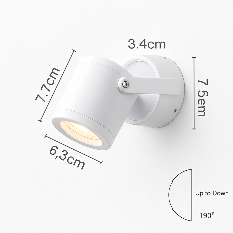 Applique spot à LED orientable Parsimony