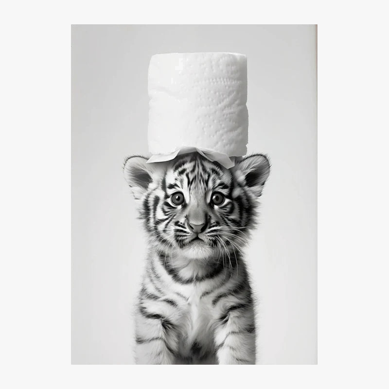 art-mural-amusant-animaux-loutre-chat-tigre-d-coration-int-rieure-6.png