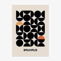 Minimalist abstract geometric wall art for interior decoration