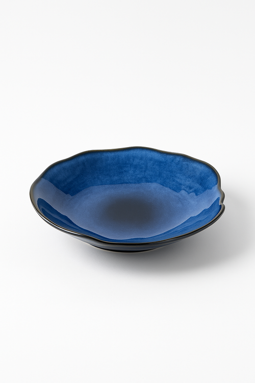 Assiette ceramique coquillage style nordique irreguliere decoration table