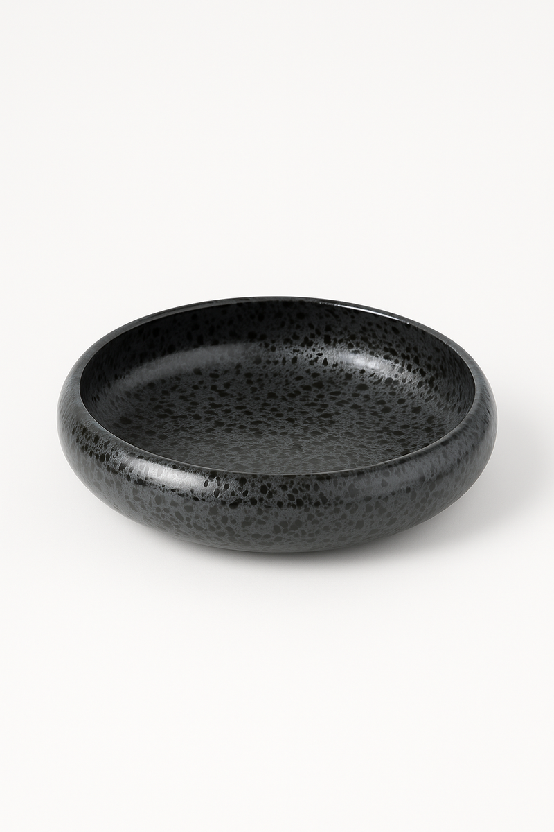 Assiette ceramique emaillee style coreen 15 cm