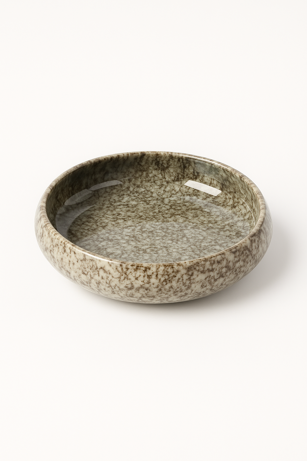 Assiette ceramique emaillee style coreen 15 cm salade - vue 2 sur 3