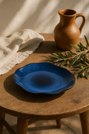 Assiette ceramique style nordique forme coquillage irreguliere cuisine