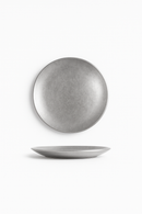 Assiette plate acier inoxydable style industriel camping