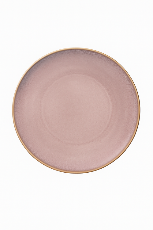 Assiette plate céramique émaillée style minimaliste 27 cm