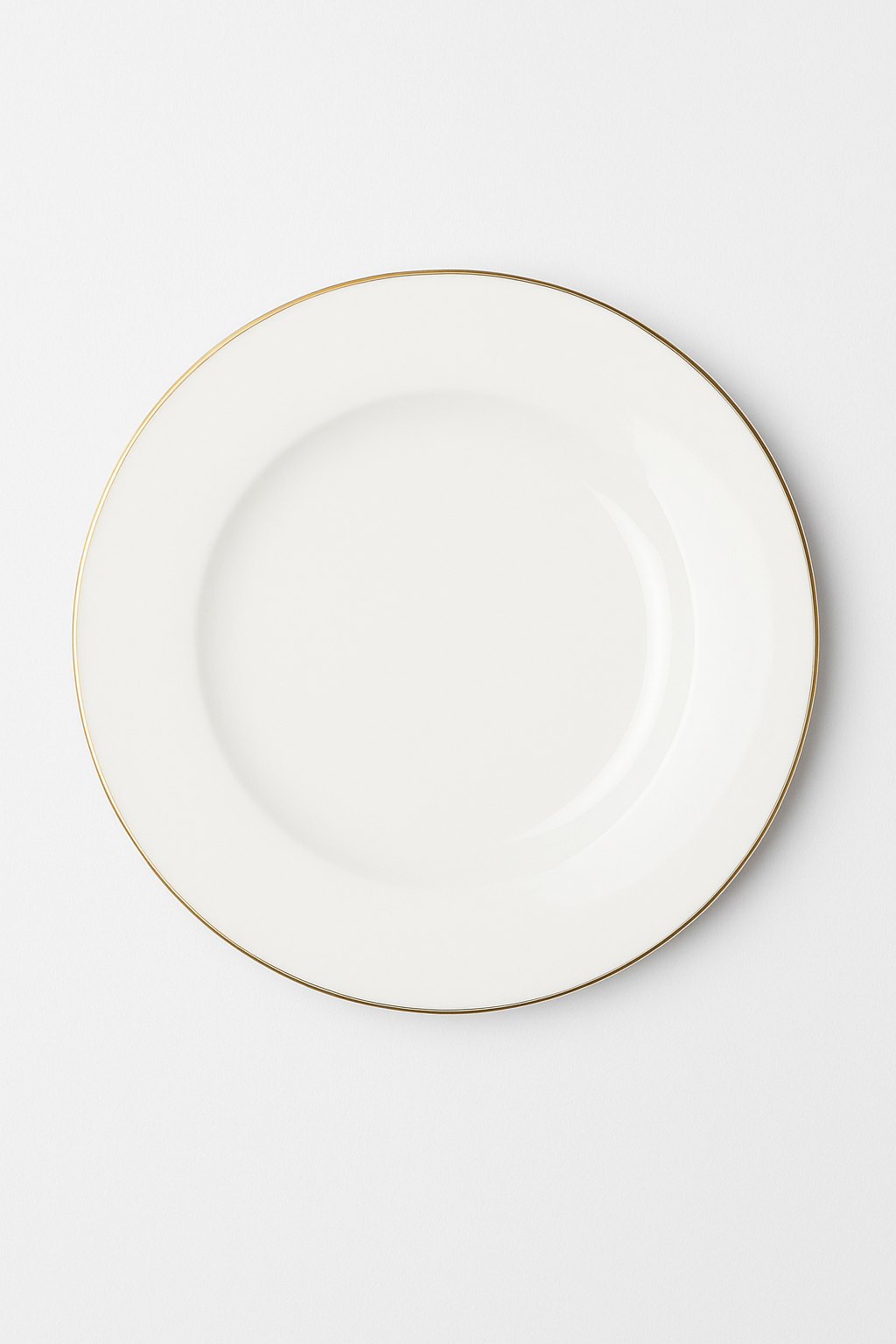 Assiette plate céramique motif cloche bordure 26cm - vue 2 sur 2