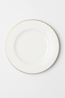 Assiette plate céramique motif cloche bordure 26cm