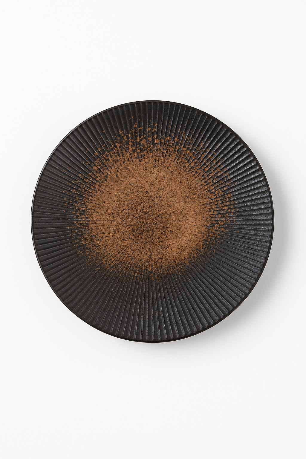 Assiette plate ceramique style japonais retro pates - vue 2 sur 3