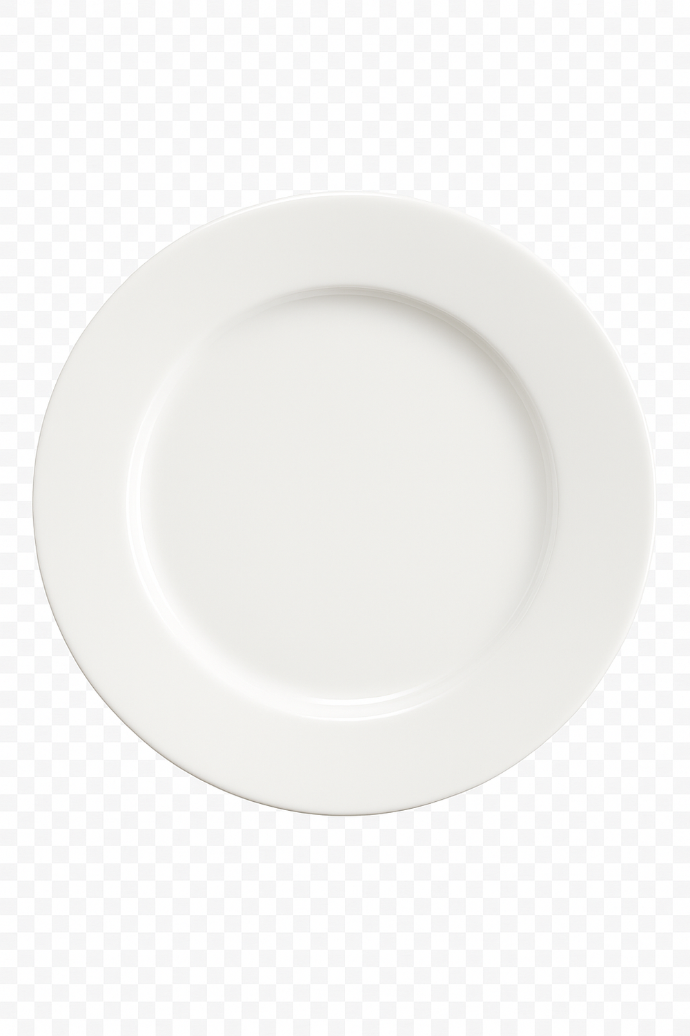 Assiette plate porcelaine motif decoratif table ronde 27cm