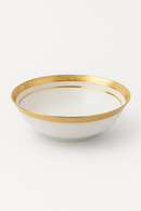 Assiette porcelaine fine style palais relief steak europeen