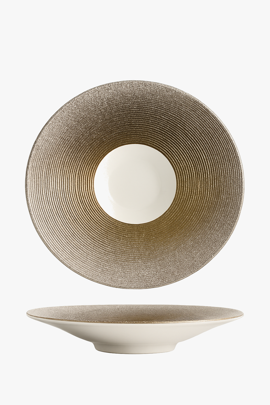 Nordic style ceramic steak plate for restaurant