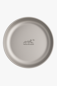 Assiette titane légère randonnée camping empilable résistante rouille