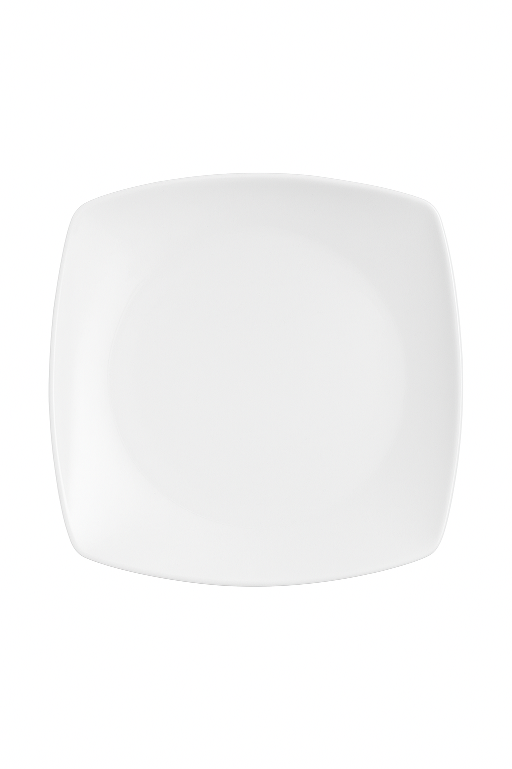 Assiettes carrées porcelaine service 6 ou 12 pièces - vue 2 sur 3