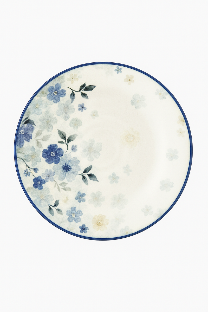 Assiettes ceramique emaillee style floral japonais quotidien
