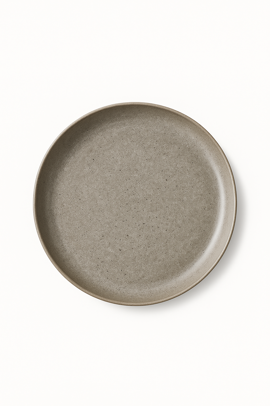 Assiettes plates acier inoxydable style industriel vintage - vue 2 sur 3