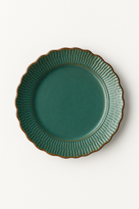 assiettes plates ceramique relief retro restaurant design