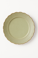 Assiettes plates céramique relief rétro vaisselle restaurant