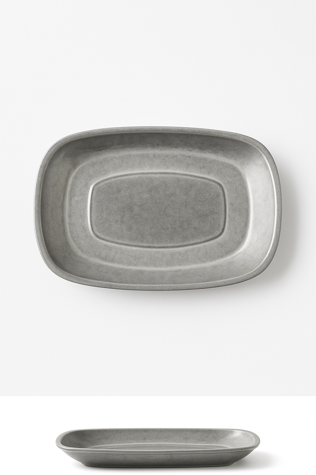 Assiettes plates inox style nordique vintage pour barbecue - vue 2 sur 3