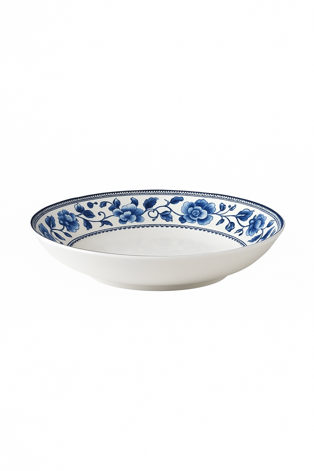 Assiettes poisson ceramique jingdezhen style chinois floral - vue 2 sur 2
