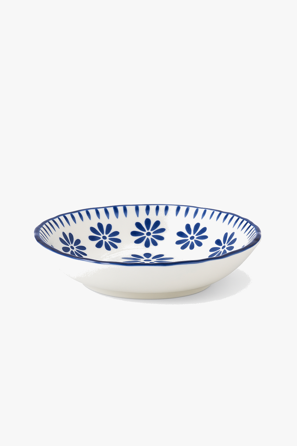 Chinese style floral porcelain fish plates