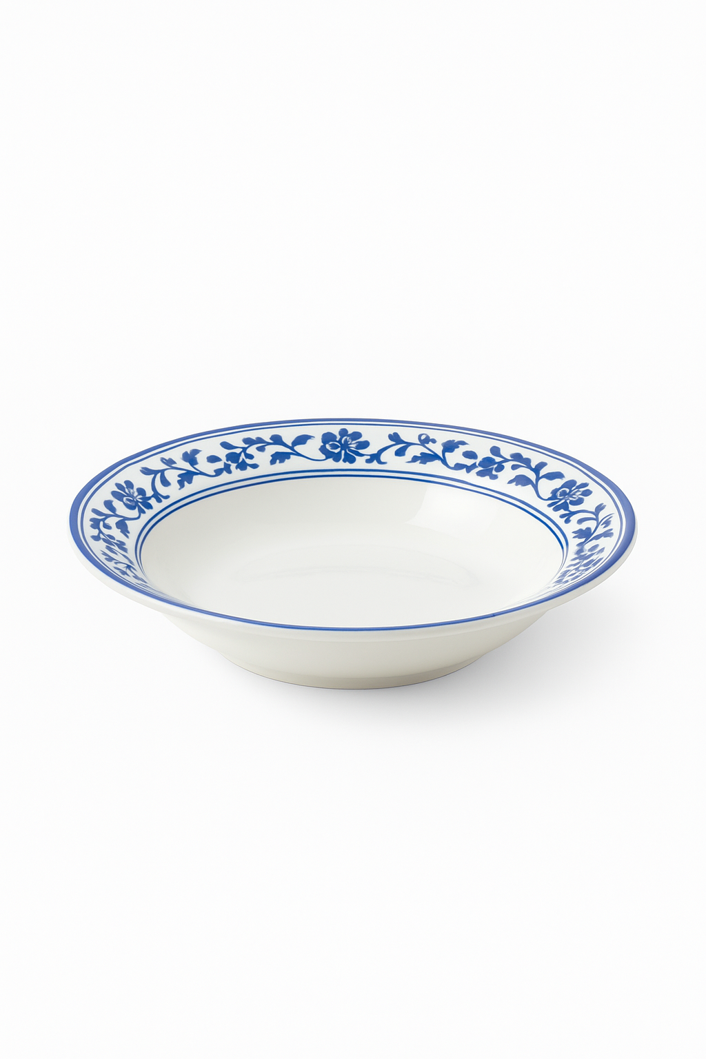 Assiettes poisson porcelaine jingdezhen style chinois floral - vue 2 sur 2