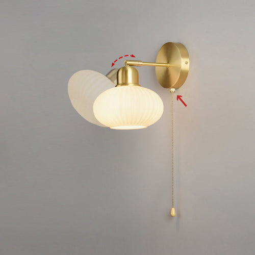 Applique murale LED avec abat-jour blanc Japan