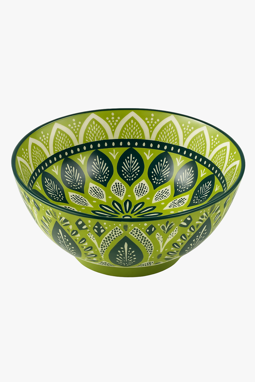 Set of 4 bohemian ceramic bowls 20 cm
