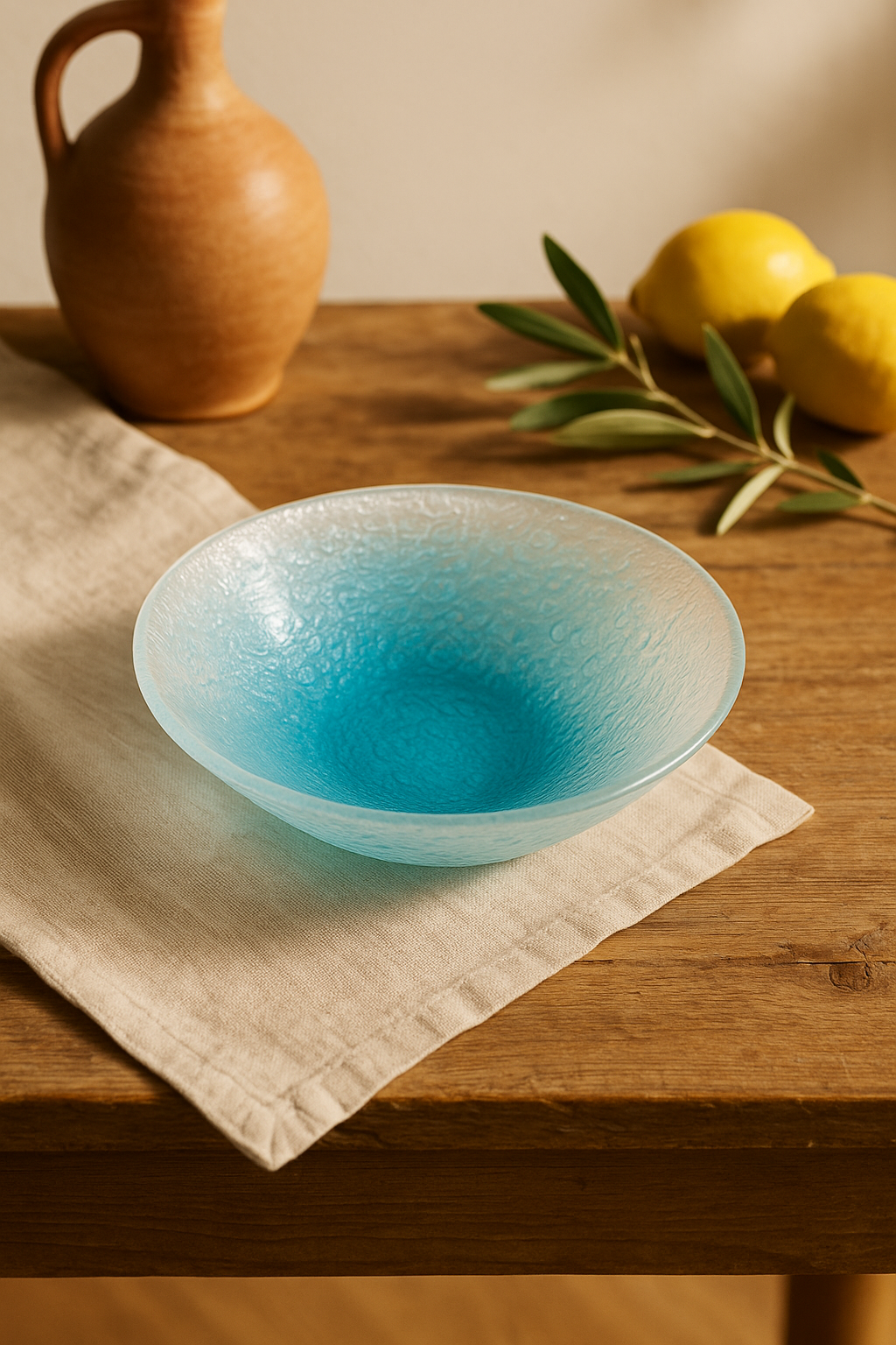 Bol ceramique motif roche style naturel cuisine - vue 3 sur 3