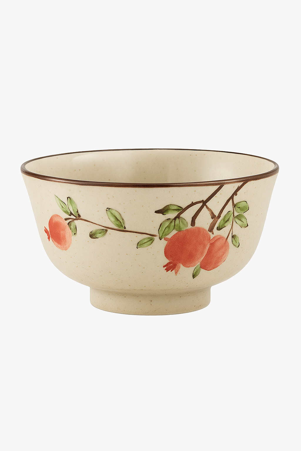Retro ceramic bowl with idyllic style for rice and soup