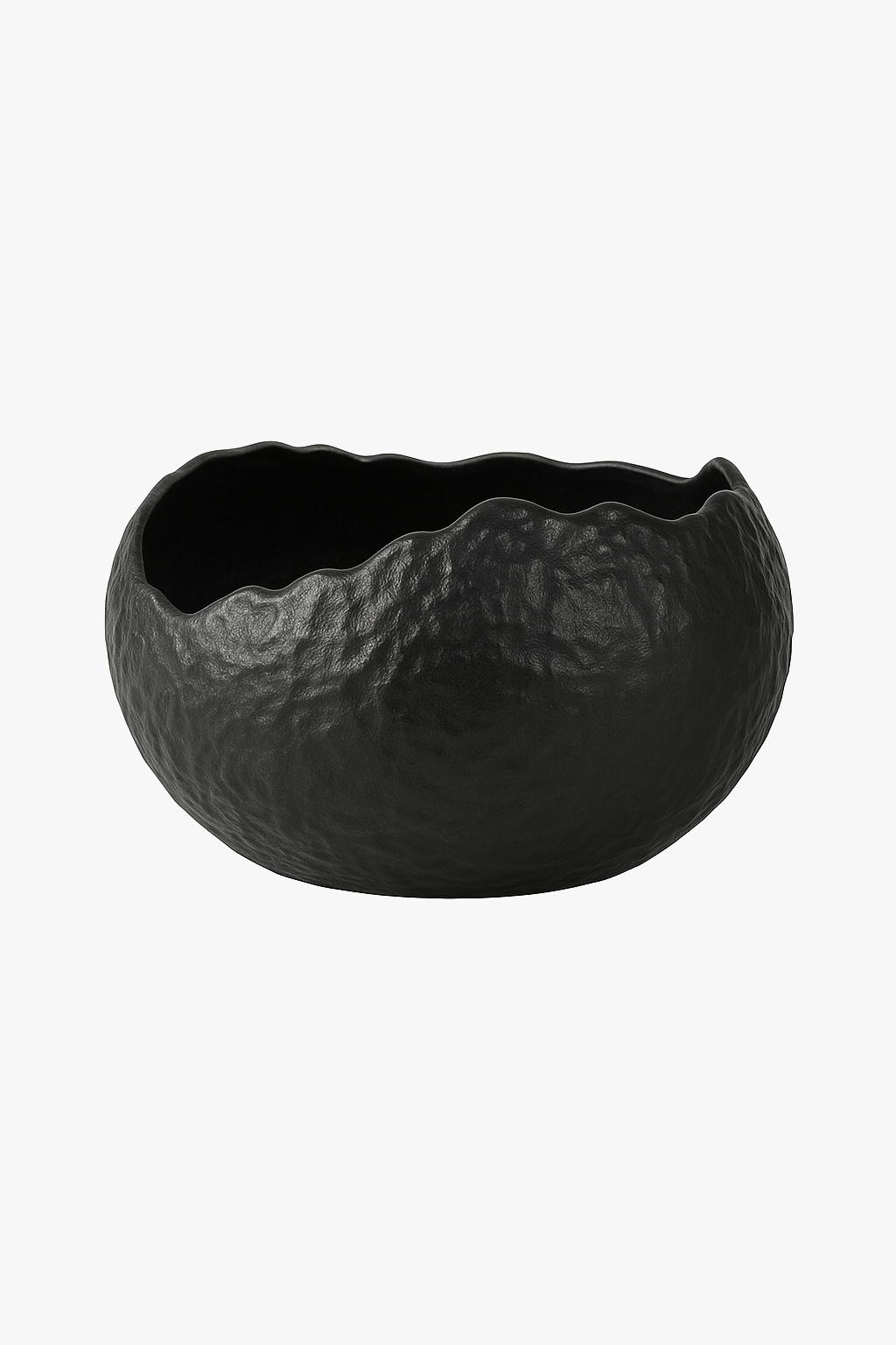 Refined irregular eggshell porcelain bowl