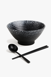 Bol ramen céramique style japonais motif artisanal