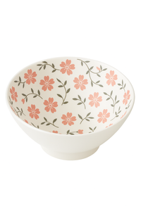 Bol ramen céramique motif floral japonais 1 2l