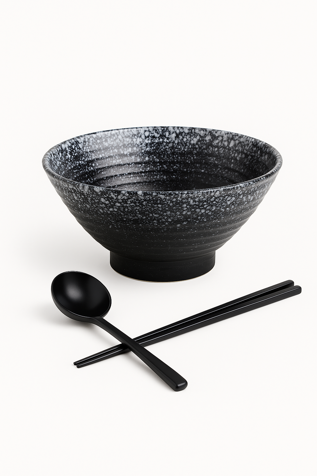Bol ramen céramique style japonais motif artisanal - vue 2 sur 2
