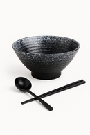 Bol ramen céramique style japonais motif artisanal