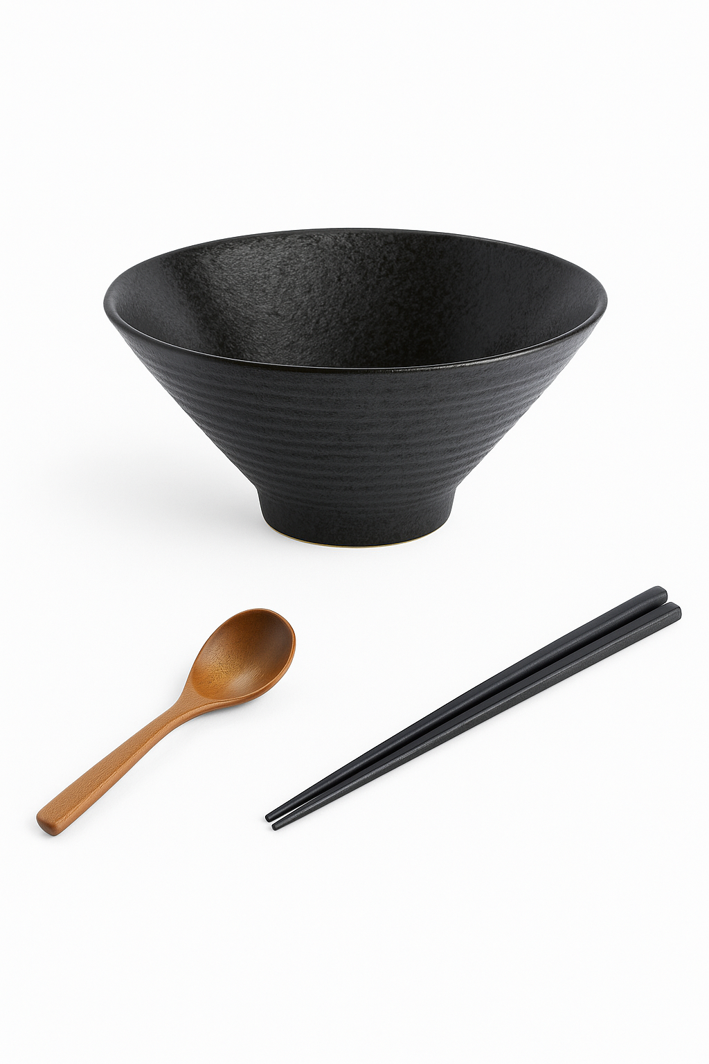 bol ramen en céramique style japonais motifs traditionnels - vue 2 sur 2