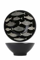 Bol ramen japonais ceramique motif floral 1200ml